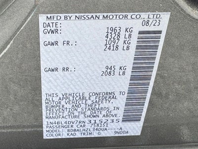 2024 Nissan Altima 2.5 SV
