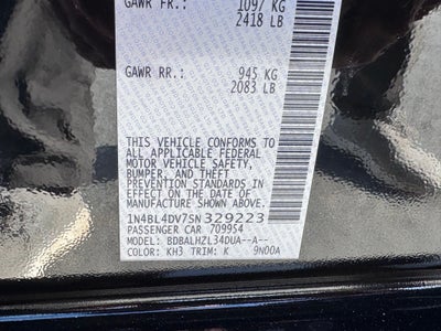 2025 Nissan Altima 2.5 SV