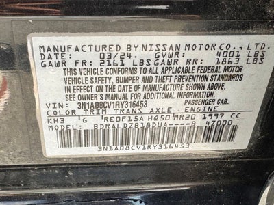 2024 Nissan Sentra SV