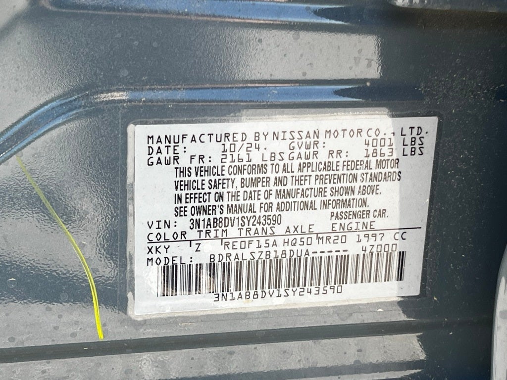 2025 Nissan Sentra SR