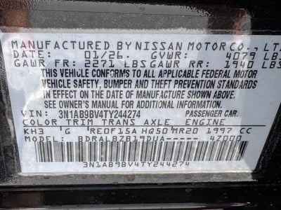 2026 Nissan Sentra S