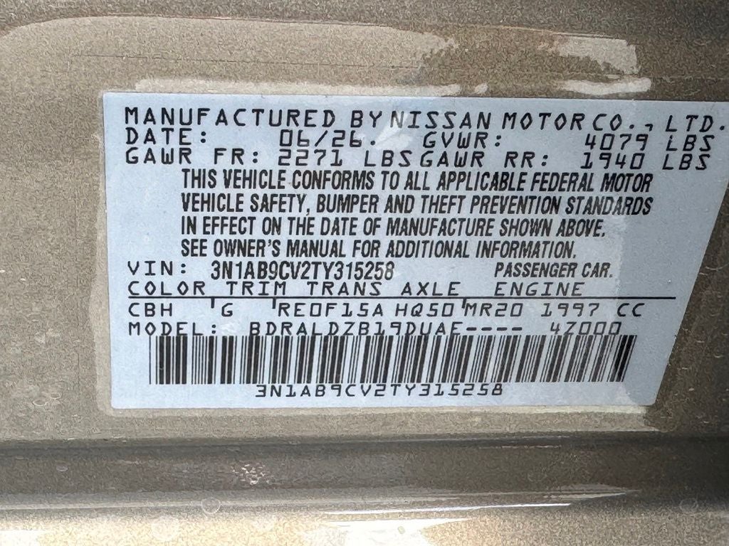 2026 Nissan Sentra SV