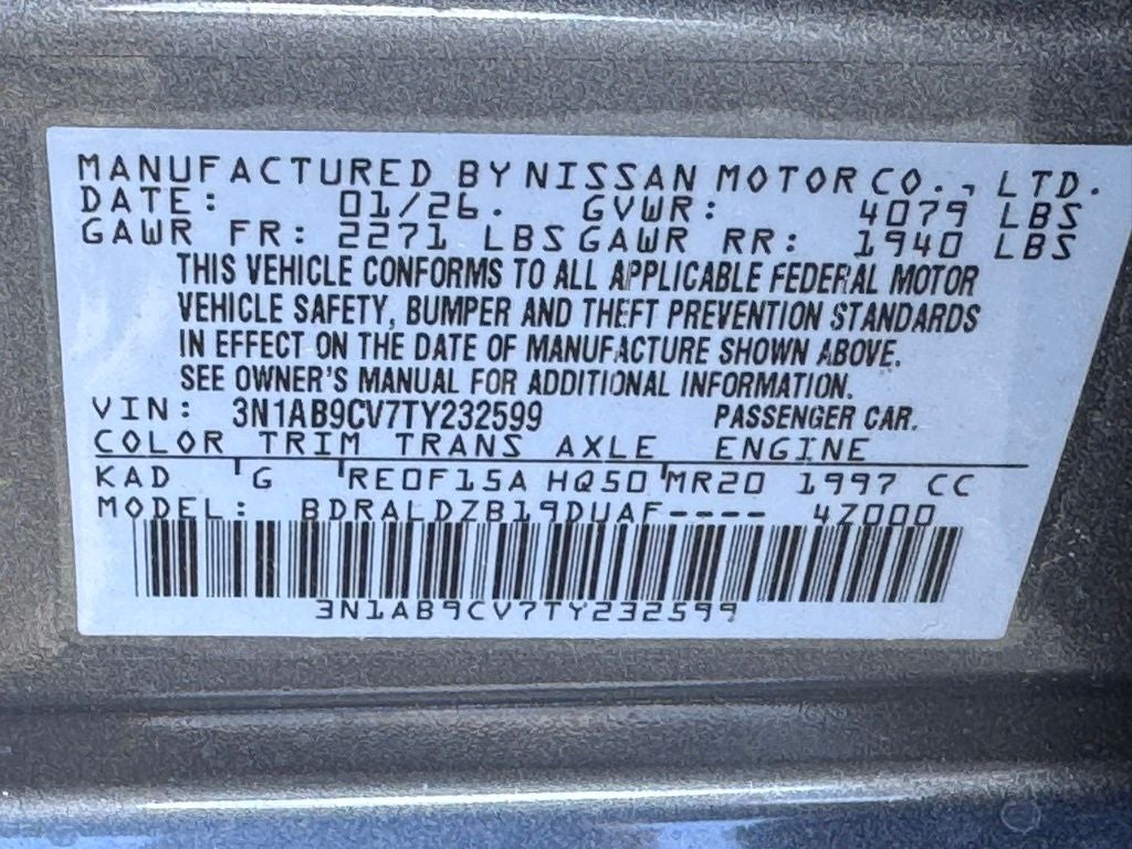 2026 Nissan Sentra SV