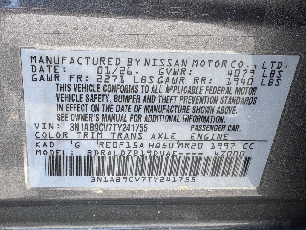 2026 Nissan Sentra SV