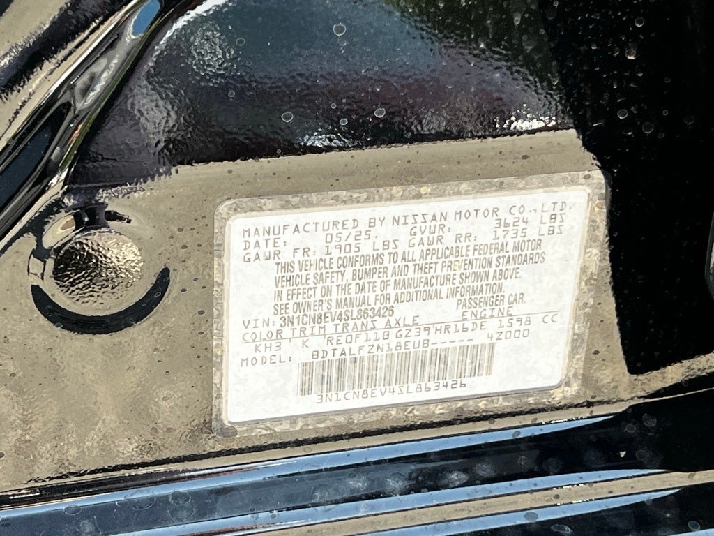 2025 Nissan Versa 1.6 SV