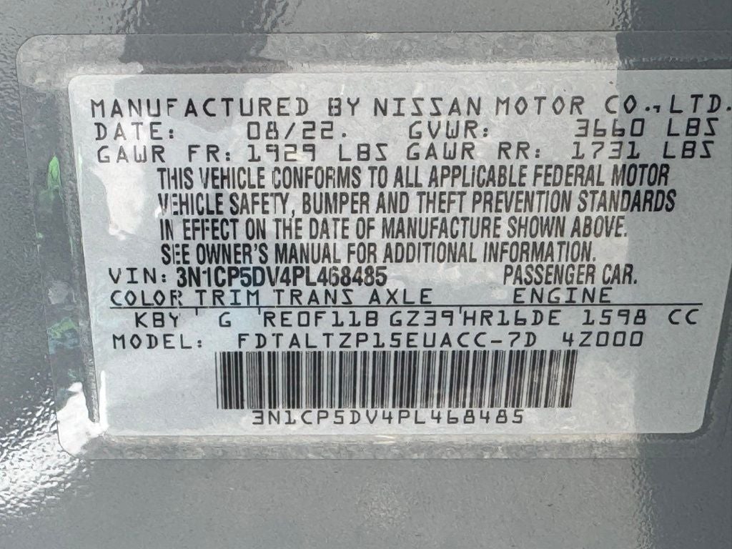 2023 Nissan Kicks SR