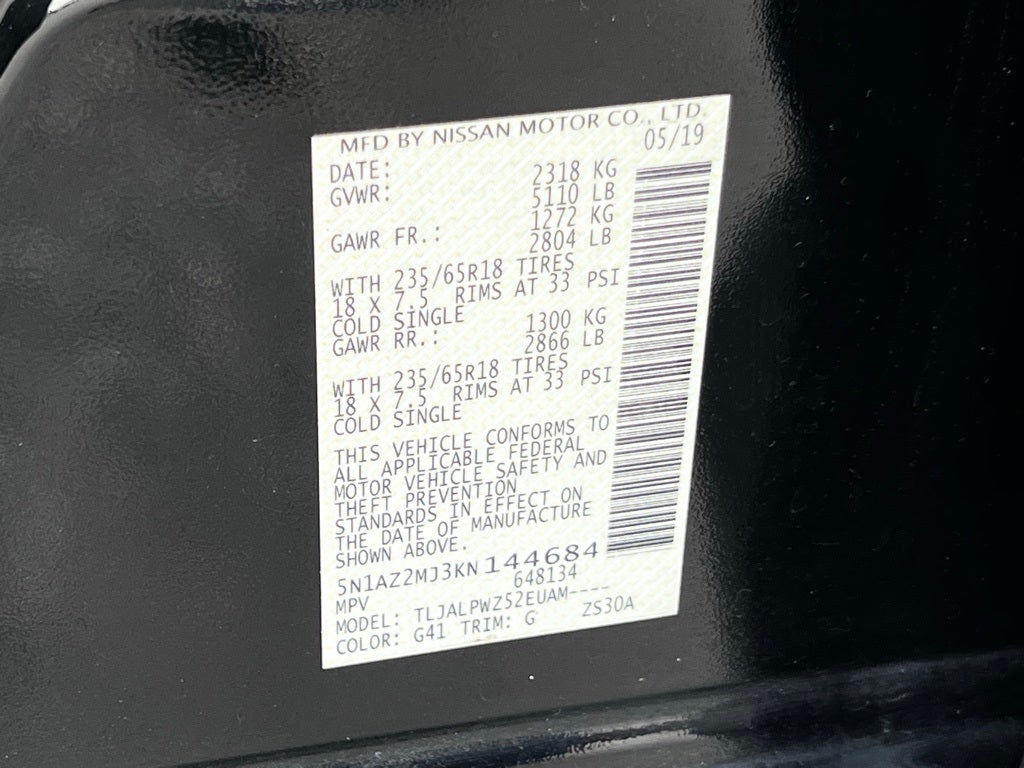 2019 Nissan Murano S