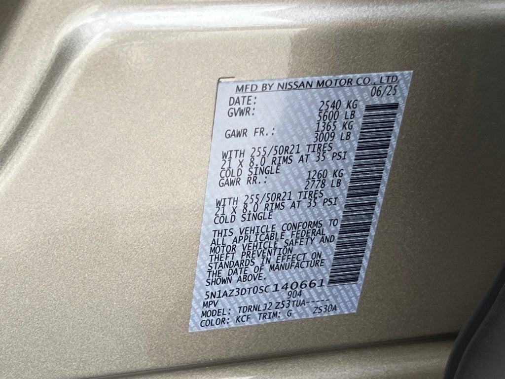 2025 Nissan Murano Platinum