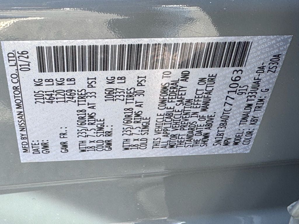 2026 Nissan Rogue SV