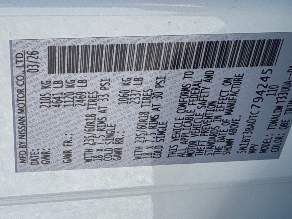 2026 Nissan Rogue SV