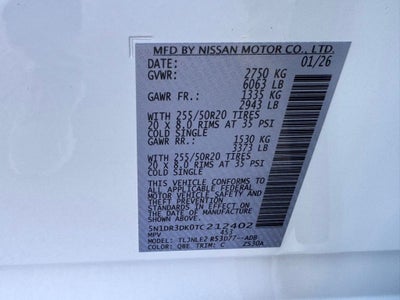 2026 Nissan Pathfinder Platinum