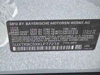 2019 BMW X3 xDrive30i