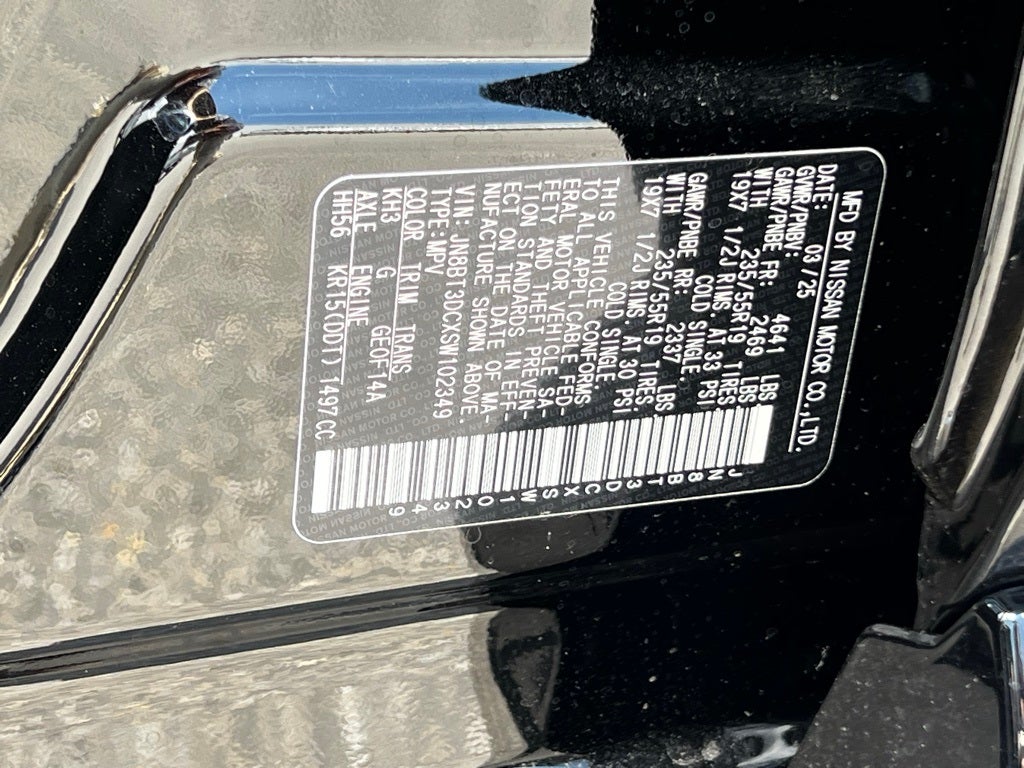 2025 Nissan Rogue Platinum