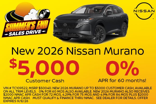 Nissan Murano Specials