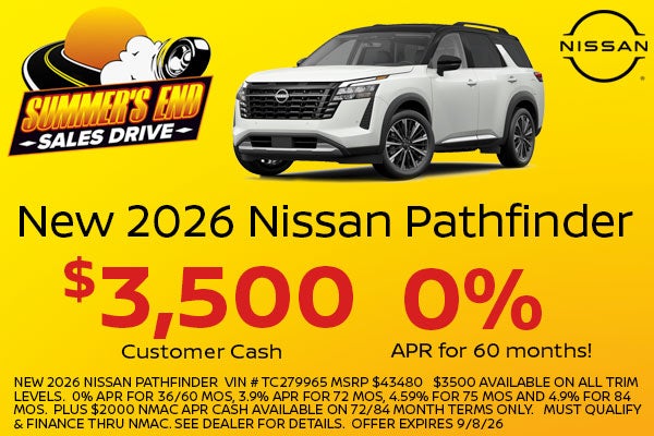 Nissan Pathfinder Specials