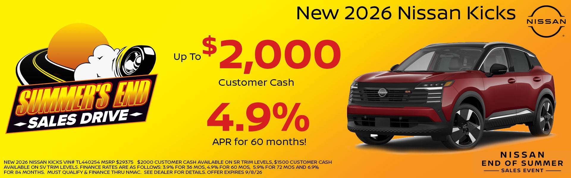 Nissan Kicks Specials