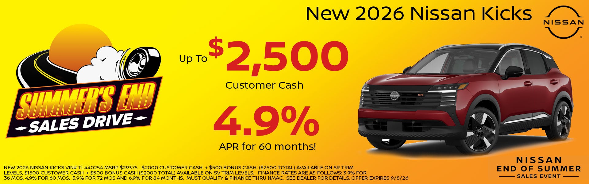 Nissan Kicks Specials
