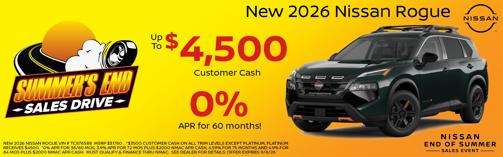 Nissan Rogue Specials