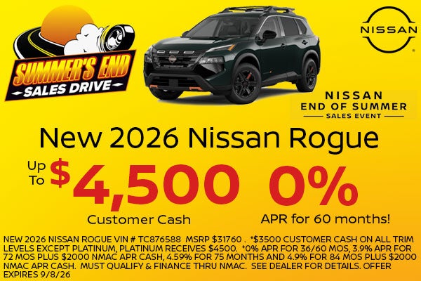 Nissan Rogue Sale
