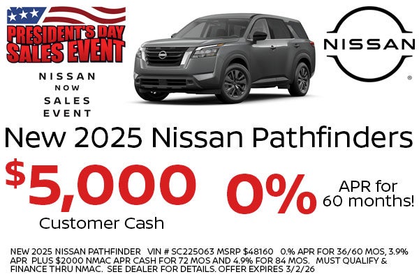 Nissan Pathfinder on offer 