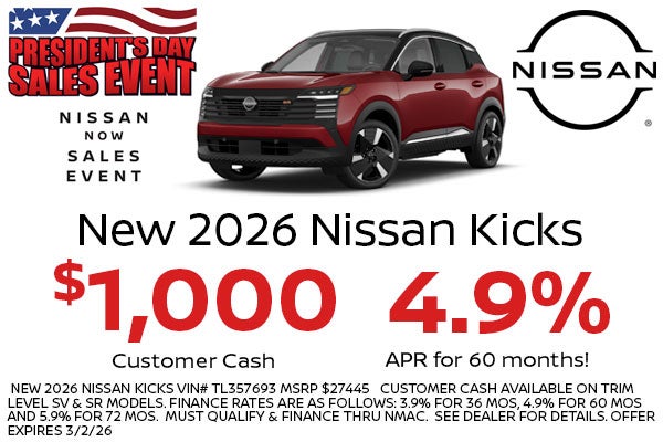 Nissan Kicks on offer 