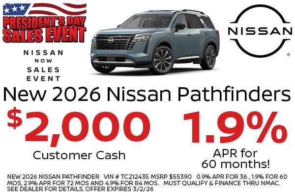Nissan Pathfinder on offer 