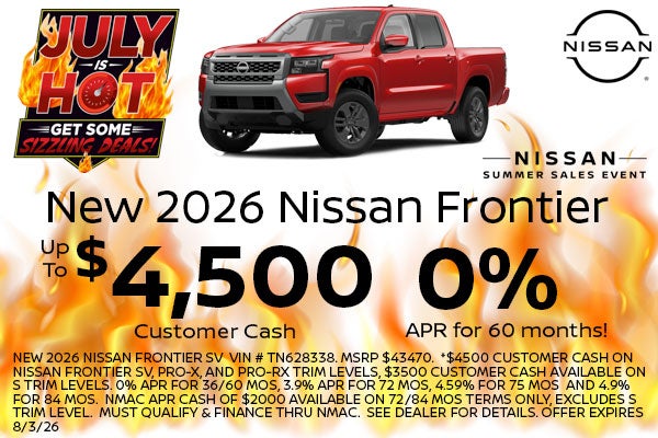Nissan Frontier Specials