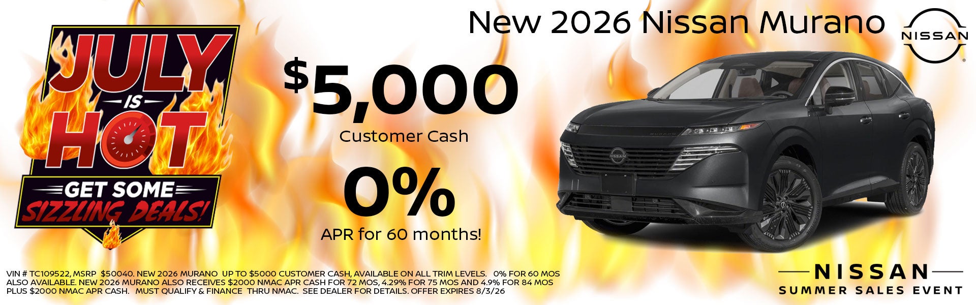 Nissan Murano Specials