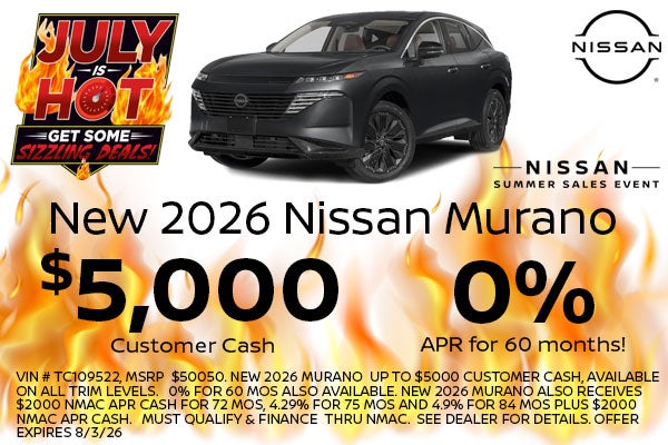 Nissan Murano Specials
