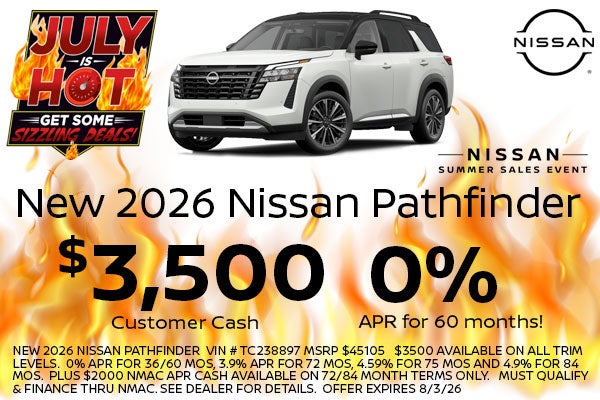 Nissan Pathfinder Specials