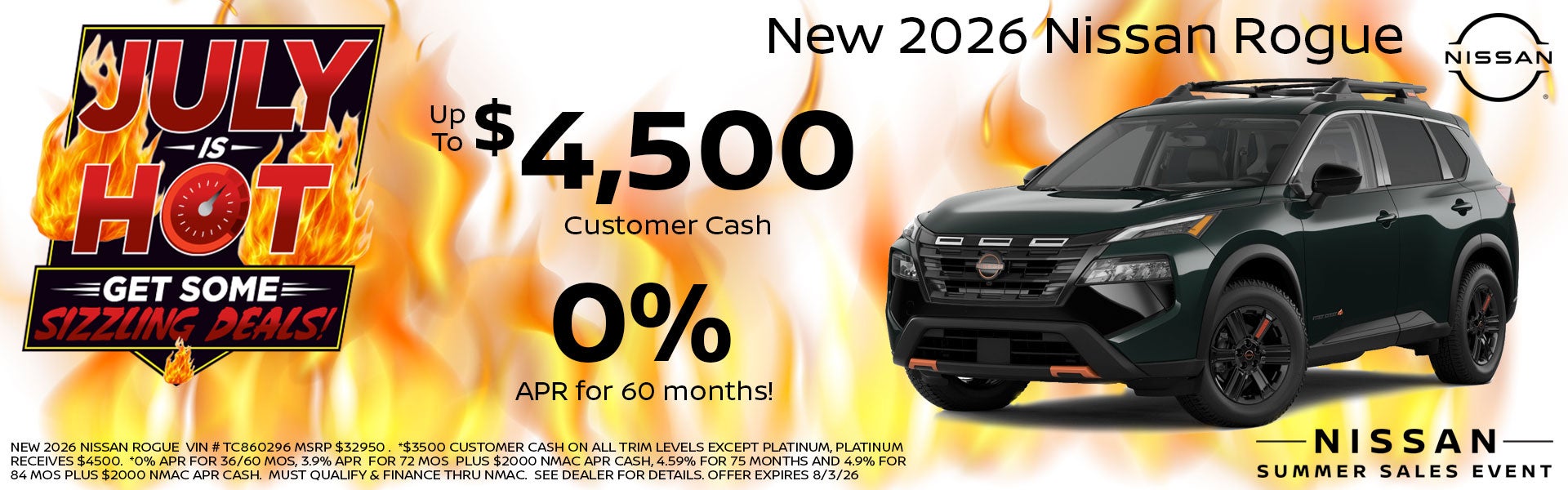 Nissan Rogue Specials